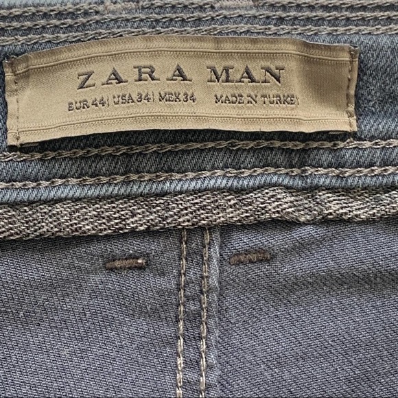 Zara Gray Relaxed Jeans - Picture 2 of 12